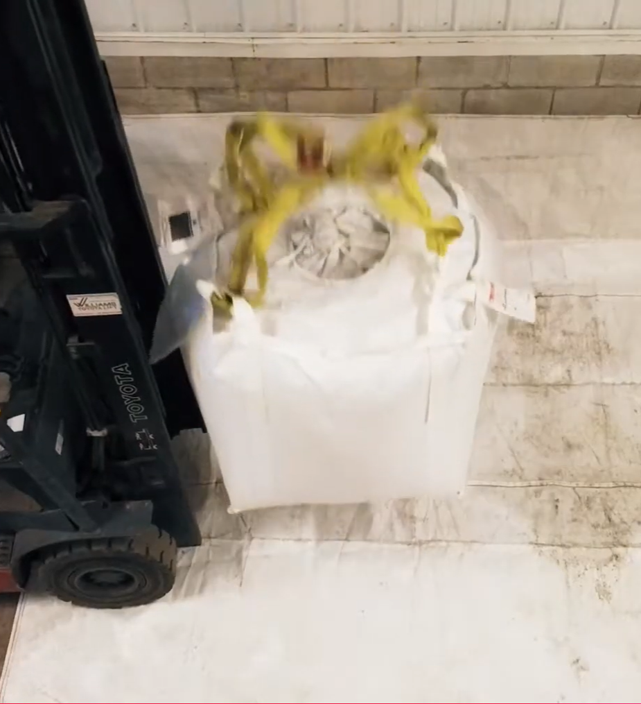 FIBC bag drop test in Nghe An Packaging Joint Stock Company