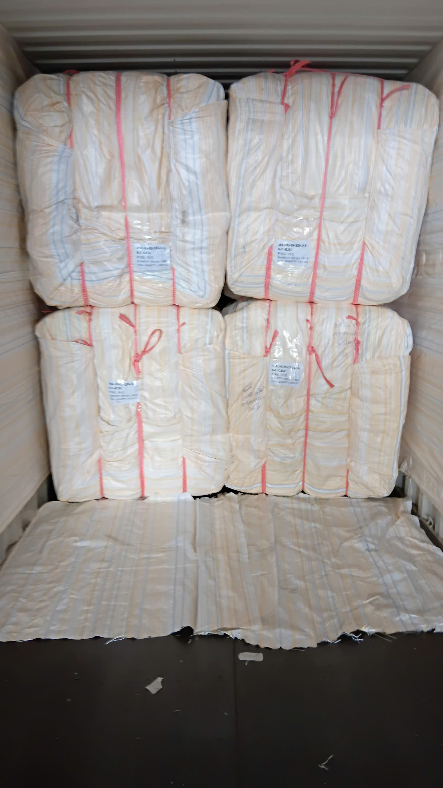 Fibc bag Big bale packing no pallet in Nghe An Packaging Joint Stock Company