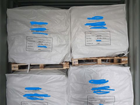 Fibc bag Big bale packing with pallet in Nghe An Packaging Joint Stock Company