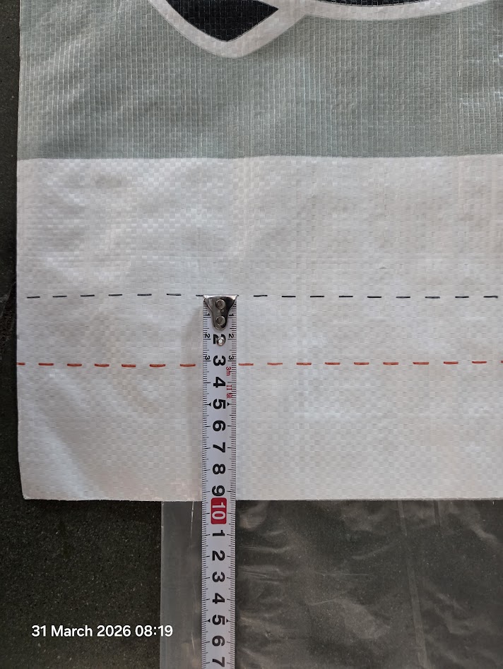 PP woven bag - Measure size