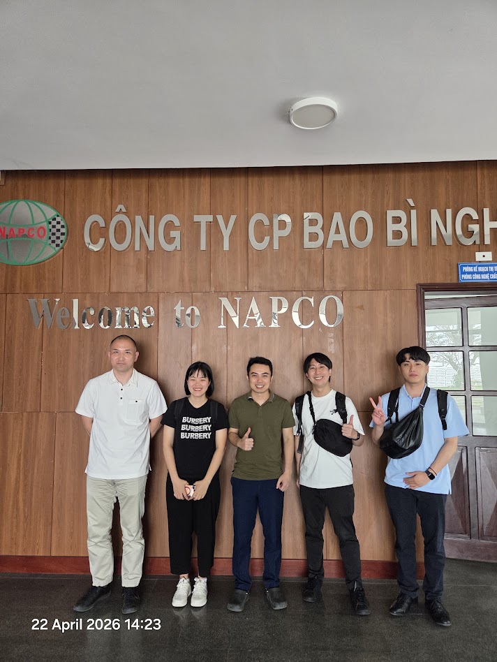 Welcome Japanese Customer in Nghe An Packaging Joint Stock Company